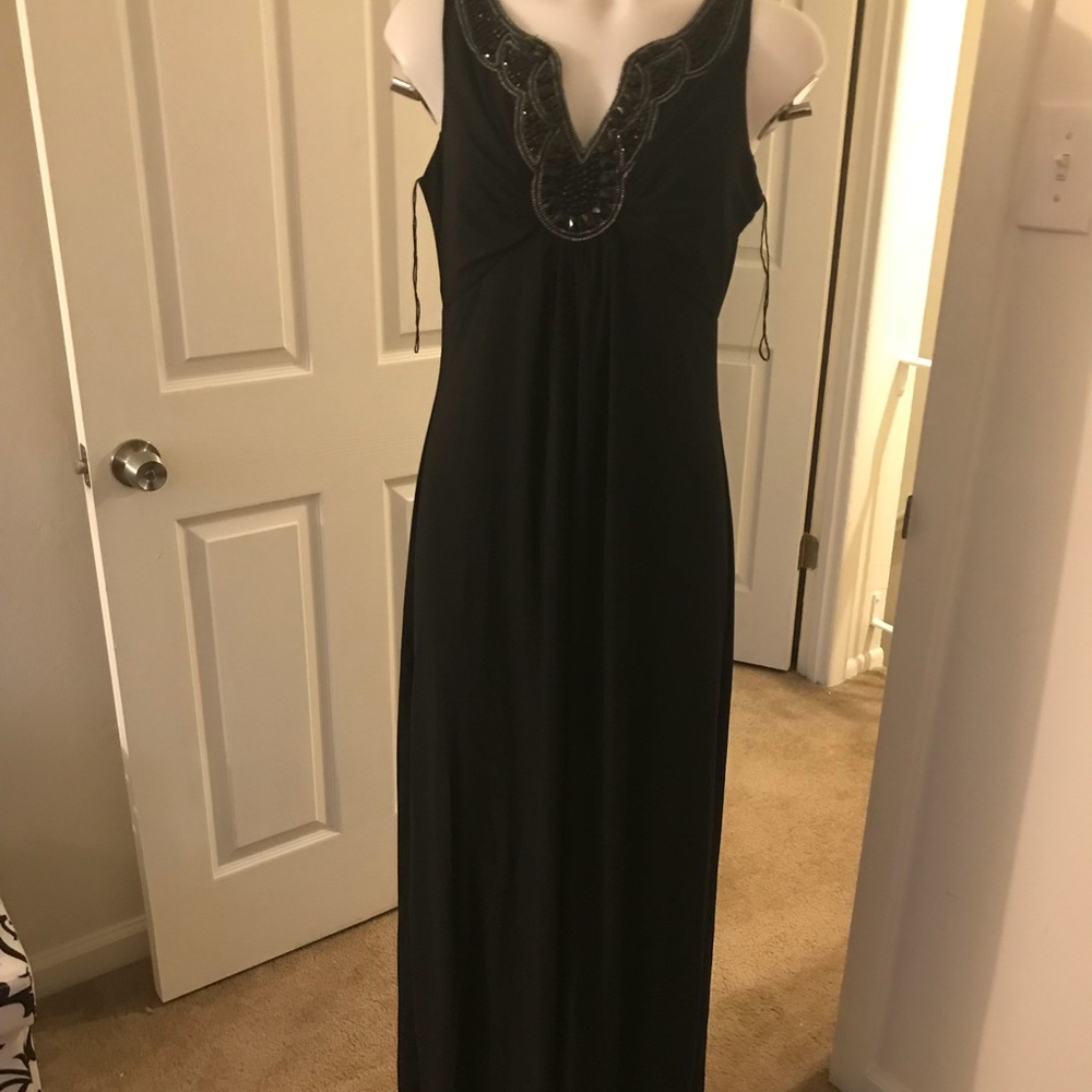 Black evening dress